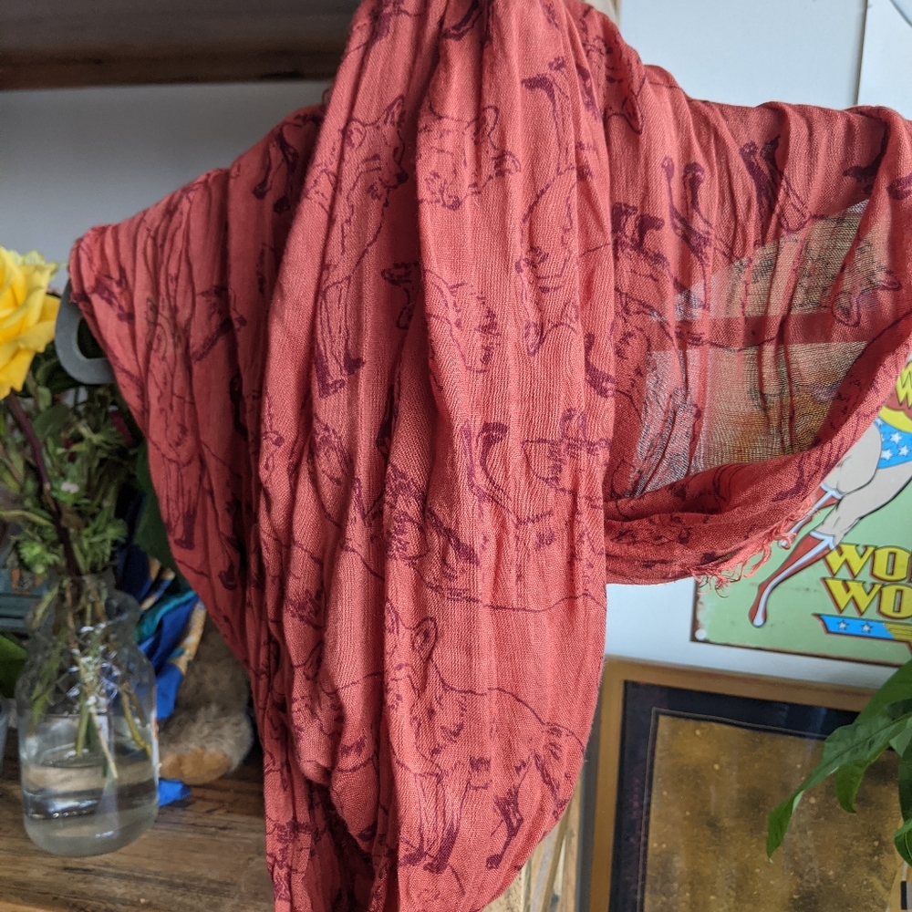 Orange Fox Infinity Scarf from UO